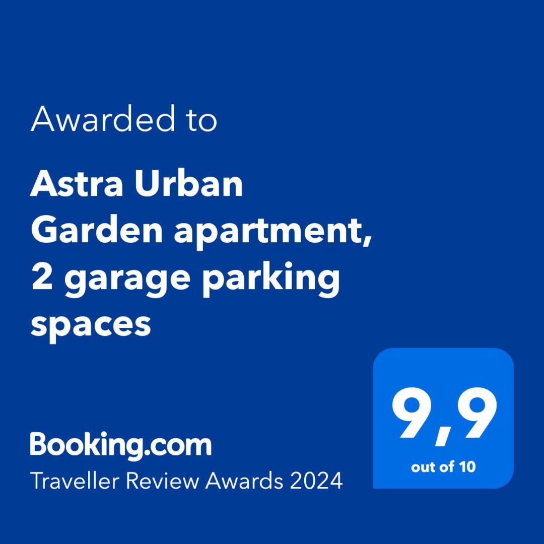 Astra Urban Garden Apartment, 2 Garage Parking Spaces Zagreb Dış mekan fotoğraf